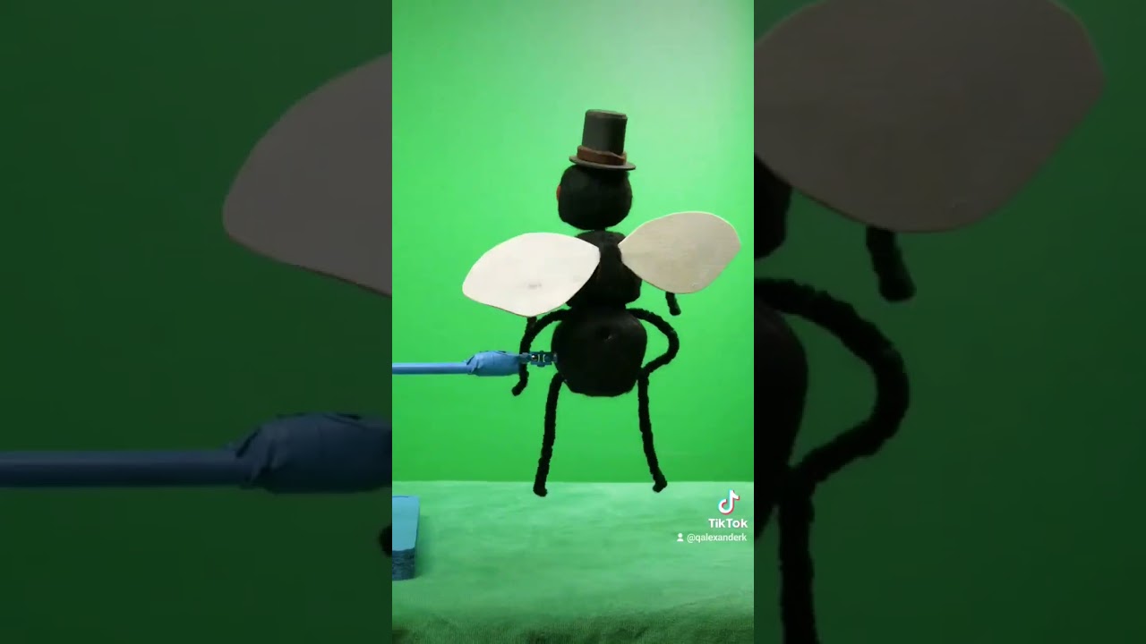 fly puppet stop motion animation for a short film 