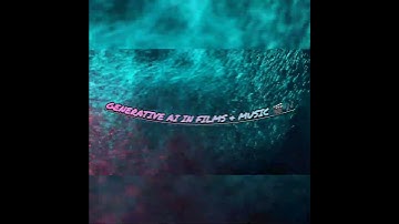 Generative AI in Films & Music 🎬🎶"AI is the new director, actor, and musician!.#SOCIAL TECH #SHORTS