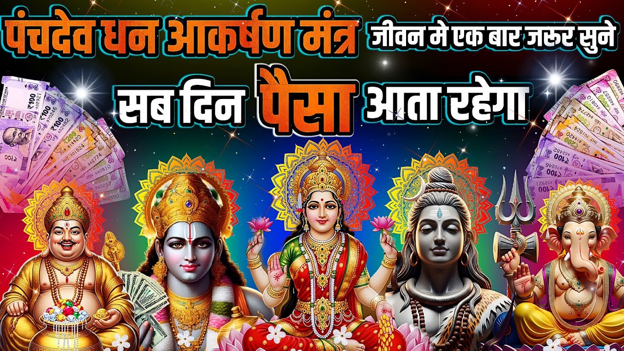 रोज मिलेगा ₹51-₹51 करोड़ 💸 पंचदेव का धनप्राप्ति मंत्र 1 बार सुन लेना | #panchdev 