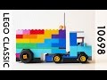 Building a simple LEGO trailer, using Classic 10698 (レゴ:トレーラー・トラック 作り方)