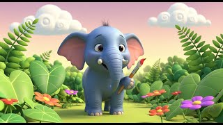 Der Elefant, der Zahlen zog | Lustiges und lehrreiches Kinderlied