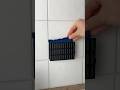 3D Printed Sponge Holder — Paris Metro Tile Pattern
