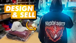 Exactly How I Designed &amp; Printed This Hoodie - Step By Step ($22,000 Sold)