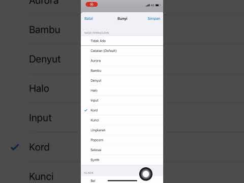 Nada Notifikasi iPhone Kord ✨