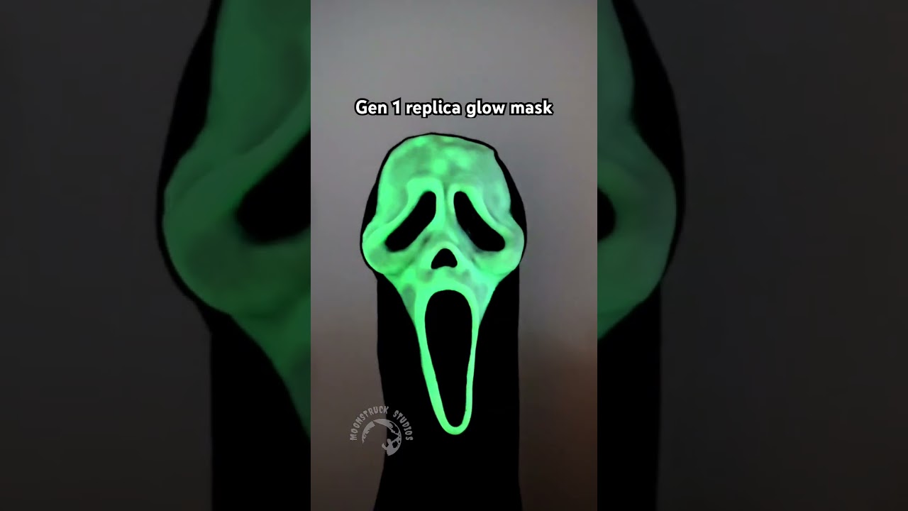 Gen 1 scream mask replica that glows