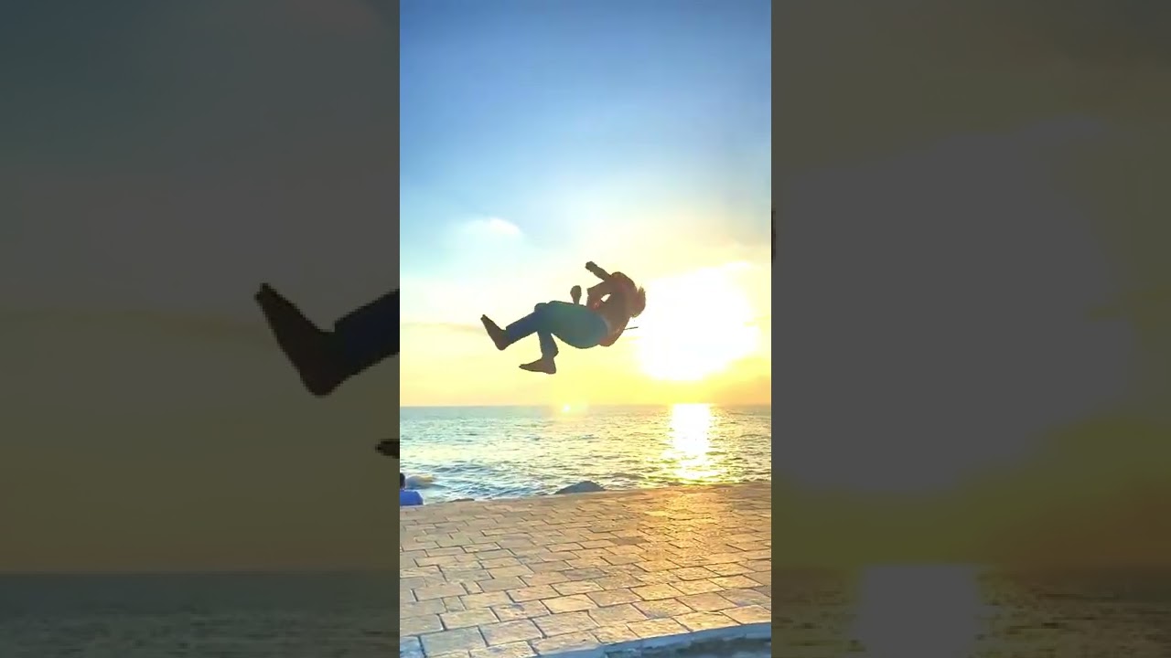 Stunt on girl reaction|akash Parkour 