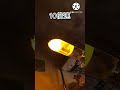 部屋の中で街灯を点けてみた！(防犯灯)