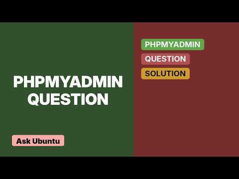 Ubuntu: phpMyAdmin mbstring is missing