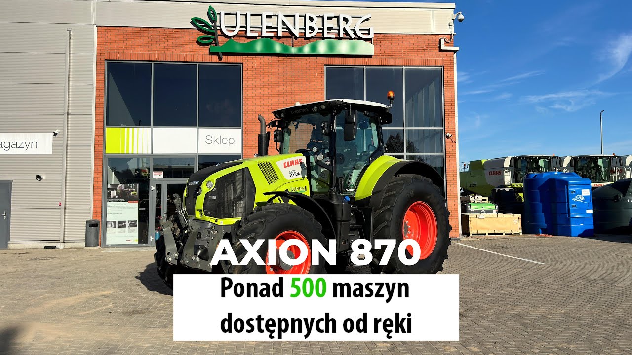 Axion Machine AXION 870 numer 3147 ULENBERG MACHINE CENTER - YouTube