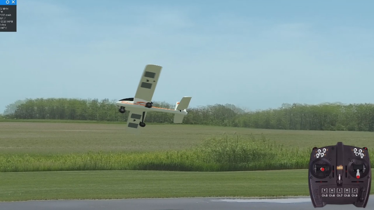 RealFlight Stock AeroScout Performance Envelope Demo