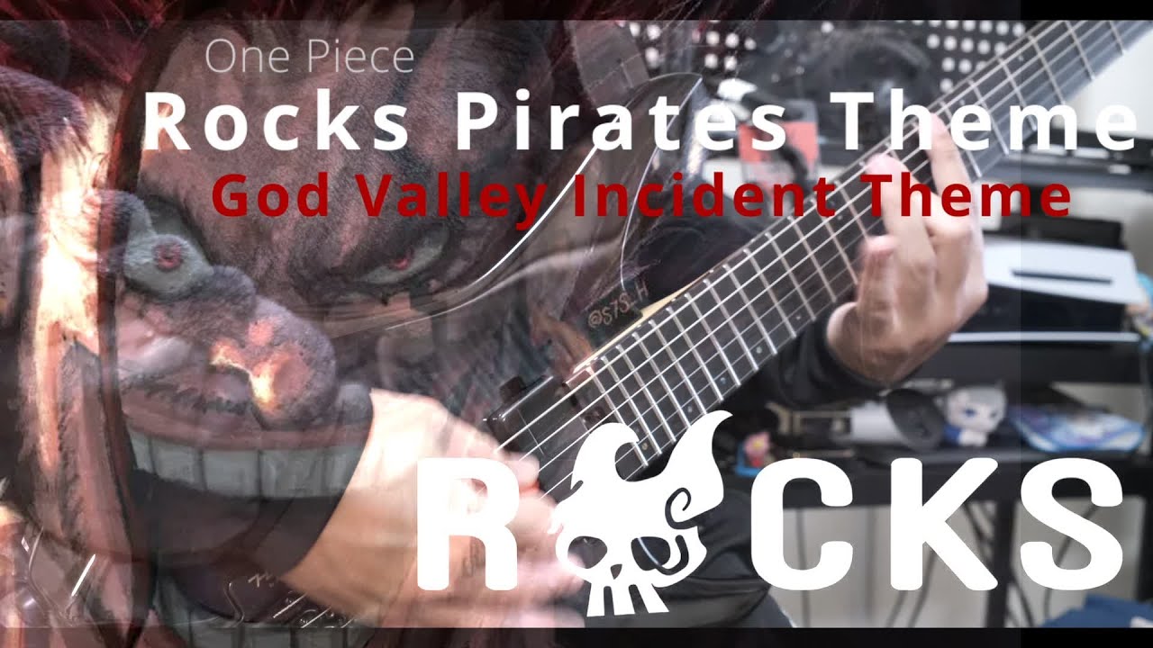 One Piece  "Rocks Pirates Theme" /Very Very Strongest x Luffy Fierce Attack Guitar Cover METAL REMIX