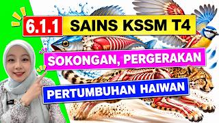 ​E-CLASS 6.1.1 SOKONGAN PERGERAKAN DAN PERTUMBUHAN HAIWAN (SAINS KSSM TING 4)
