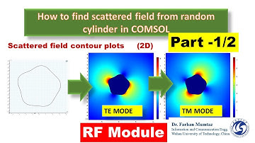 how can you simulate the scattered field from PEC random cylinder in COMSOL || Part - 1/2||