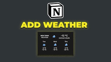 How to Add Weather Widget in Notion [EASY]