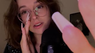 ASMR soft spoken, whispers, personal attention, tapping, mic scratching, mouth sounds screenshot 4