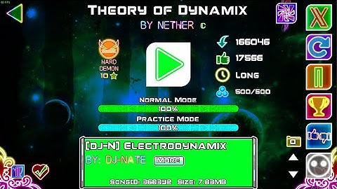 (Hard Demon) "Theory Of Dynamix" by Nether | Geometry Dash