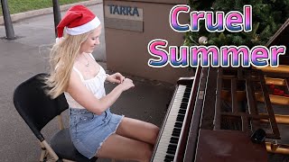 Cruel Summer - Taylor Swift - piano cover under the Sydney Harbour Bridge