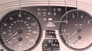 BMW E60 5 Series Dashboard Lights & Symbols