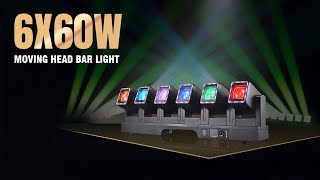 TOP Dance 6x60W Moving Head Bar Light | Game-Changer for Stage Lighting Pros screenshot 4
