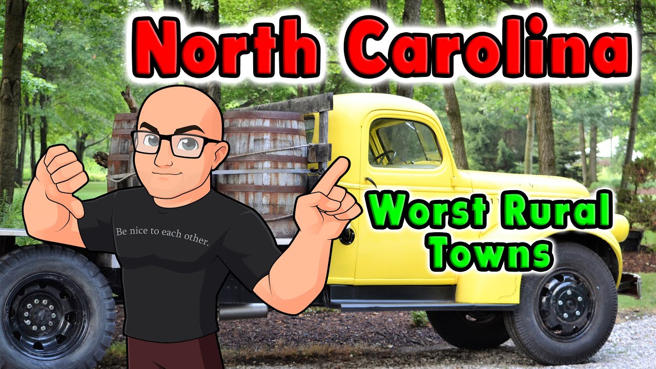 ⁣What Are North Carolina's Worst Rural Towns?
