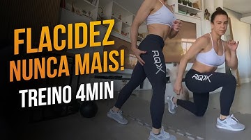 BUMBUM CAÍDO E FLÁCIDO | Super treino 4 MINUTOS | Você vai se SURPREENDER com os Resultados!