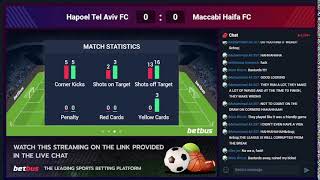 Futebol Ao Vivo Grátis | Hapoel Tel Aviv vs Maccabi Haifa | Premier League