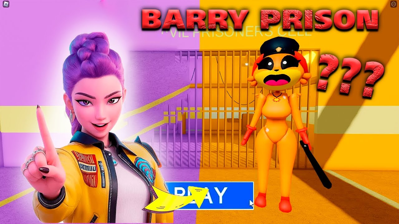 k pop demon hunters 2 Vs MORPHS BARRY'S PRISON RUN! New Scary Obby (#Roblox)3