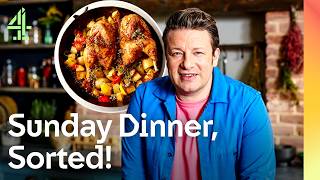 Jamie’s EPIC 5-Ingredient Sunday Roast Hack | Jamies 5 Ingredient Meals | Channel 4 Food