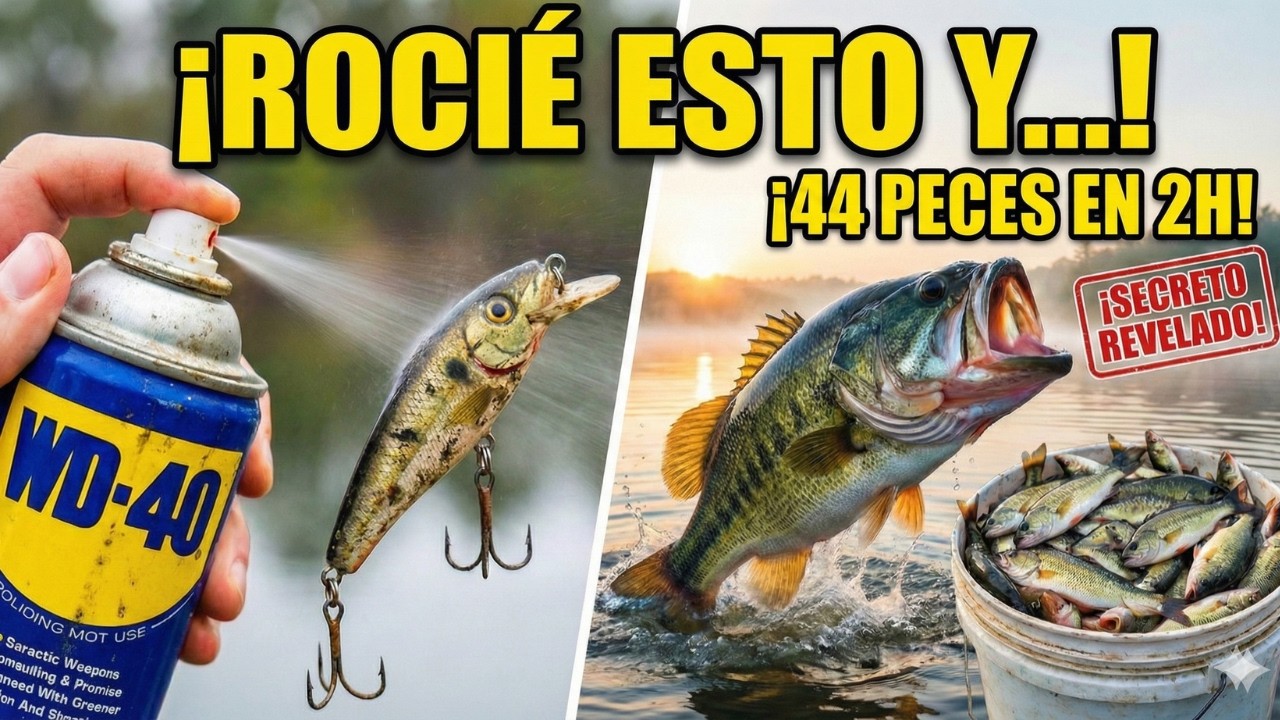 Rocié ESTO en mi cebo y los peces atacaron como tiburones — 44 en 2 horas