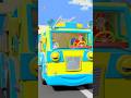 Wheels on the Fire Truck Go Round &amp; Round #nurseryrhymes #kidssongs #shorts