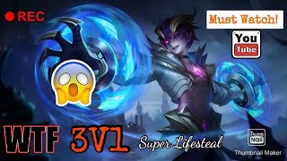 Dyrroth 3v1 | Super Lifesteal | Mobile Legends | Full Gameplay