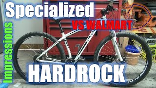 Specialized vs Walmart / Specialized Hardrock 1st impressions // Shop bikes / #specialized #hardrock