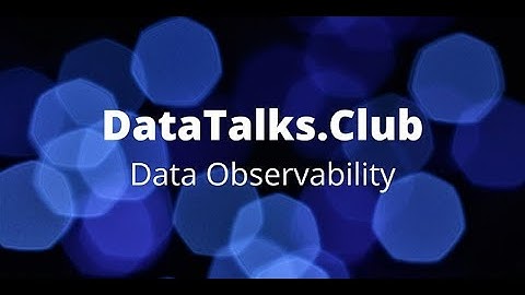 Data Observability - Barr Moses