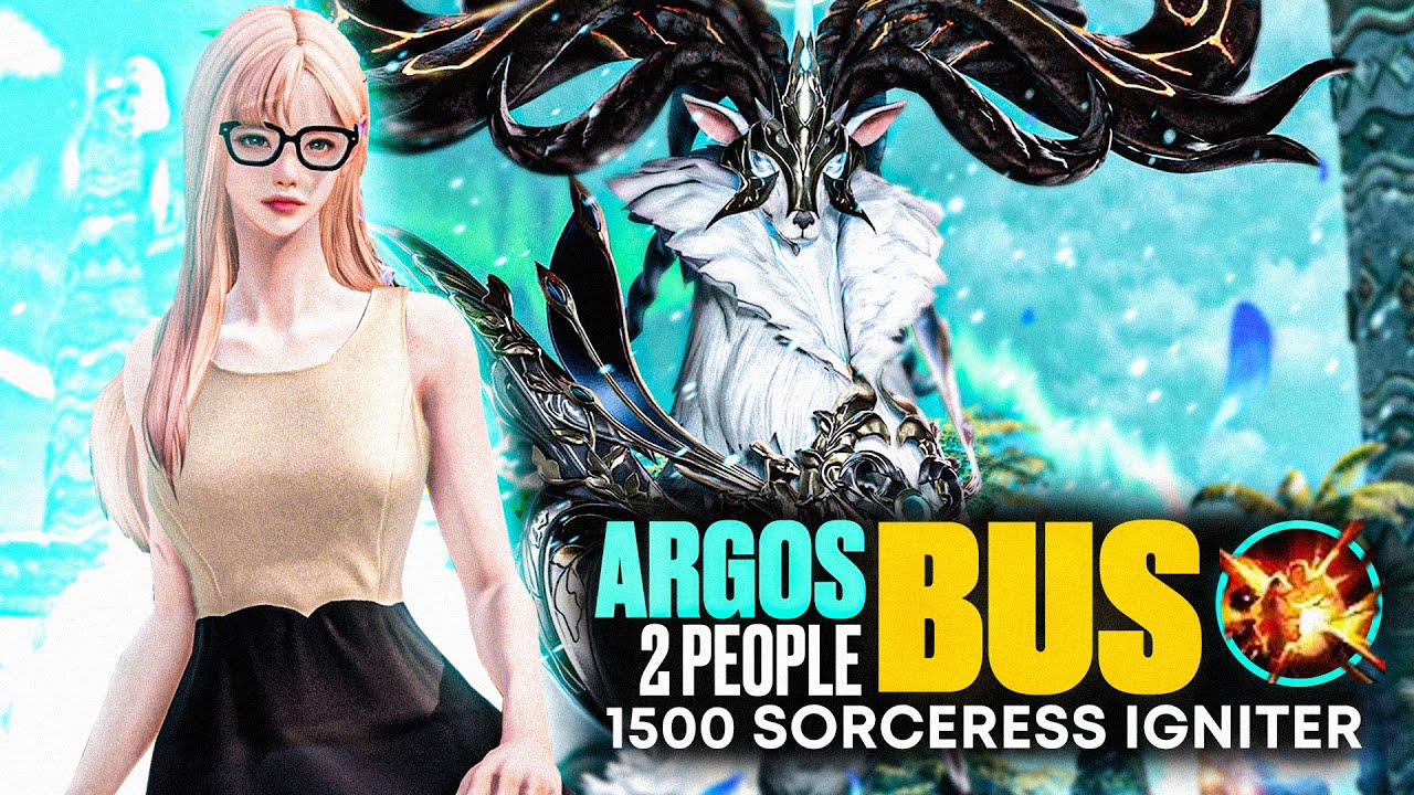 [Lost Ark] 1500 Igniter Sorceress 2 man Argos bus YouTube