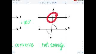 Video Notes: Proving Lines Parallel