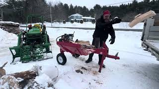 SLOW CORD OF FIREWOOD TODAY.