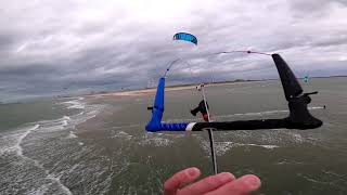 Megaloop kitesurfing The Netherlands by Bram Sanstra