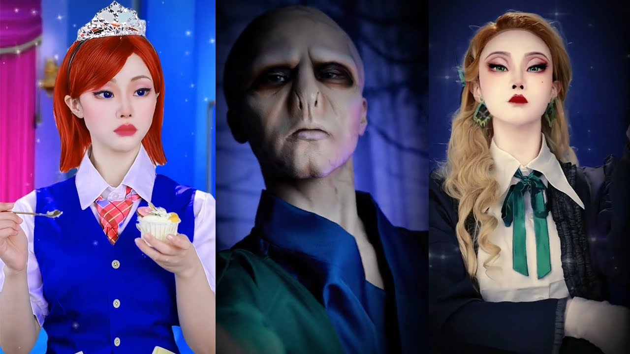 宝子们心心念念，呼唤好久的伏地魔来咯～#哈利波特 #伏地魔 #仿妆