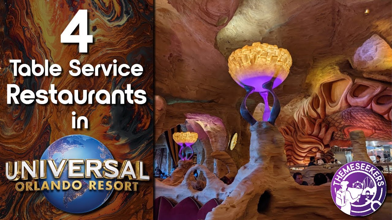 Universal Orlando Resort Food - 4 Table Service Restaurants Inside the ...