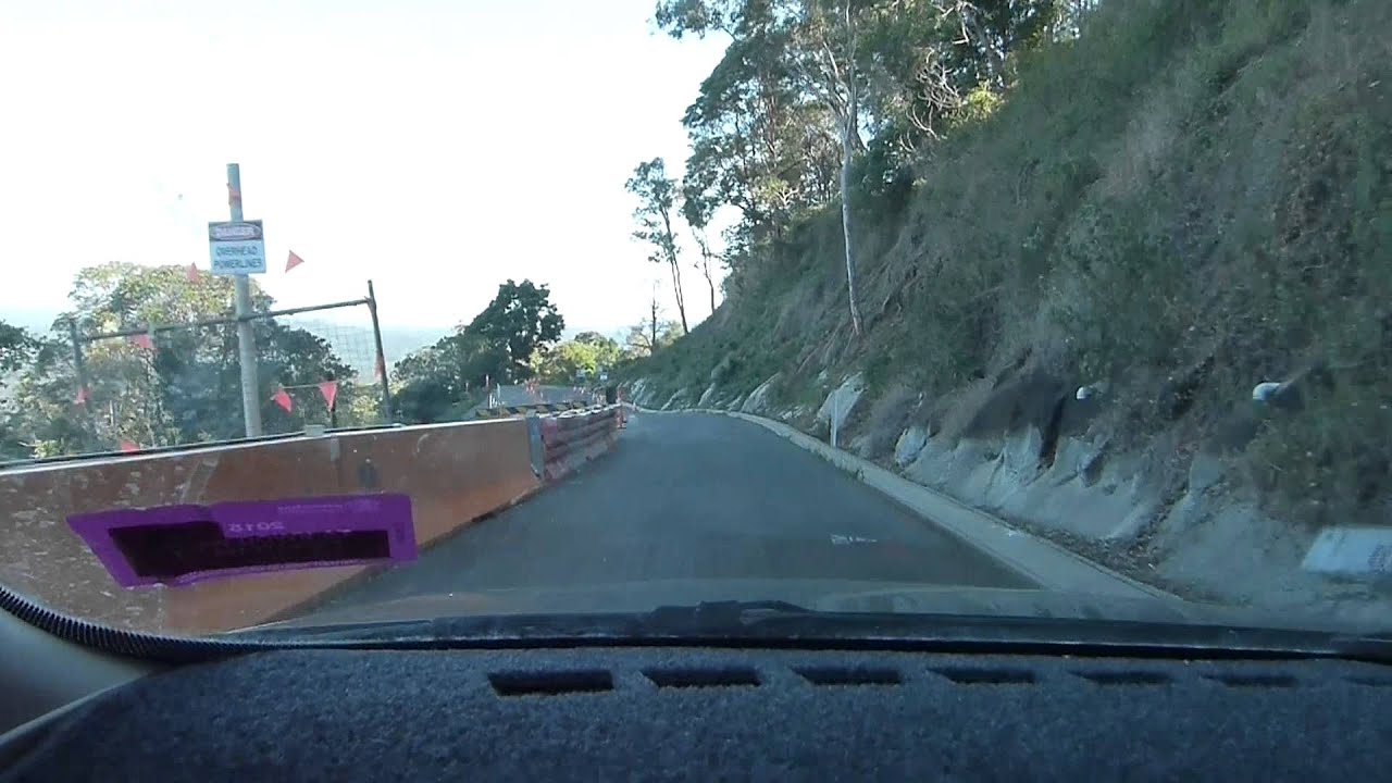 Palmwoods-Montville Road in Hinterland Queensland