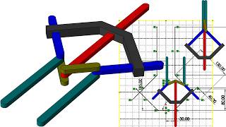 Mechanism 58: Mechanical Gripper 1 (Robotics) SolidWorks Tutorial