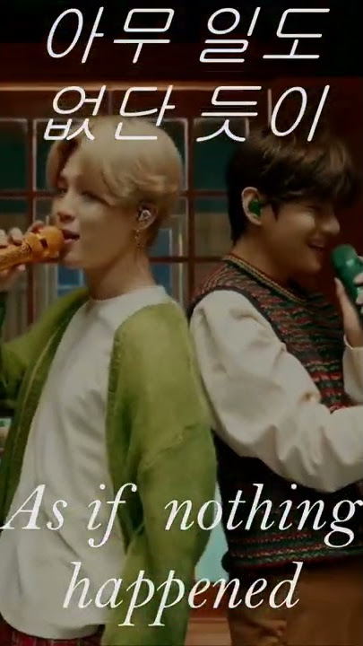 BTS Life goes on fullscreen with lyrics (short)