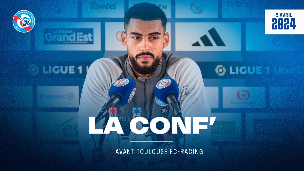 Toulouse FC-Racing (J28 Ligue 1 Uber Eats 23/24) : la conf' d'avant-match | REPLAY