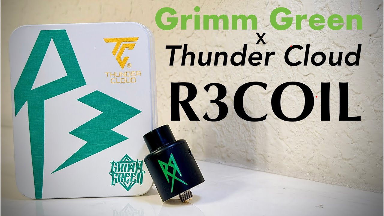Grimm Green x Thunder Cloud R3coil RDA ПОЛНОЕ руководство по сборке и фитилю 💥