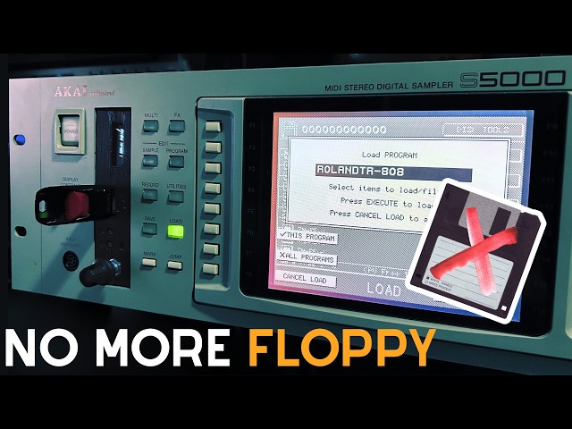 I Replaced My Akai S5000 Floppy Drive… and It's WAY Better - YouTube