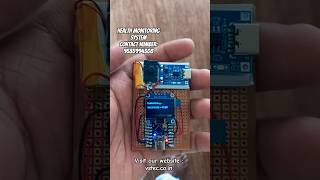 mini health monitoring system #technology #electronic #experiment #robot #iot #shorts #viral