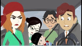 Mina Fart In Car - Grounded - Conversation In English - Mina English