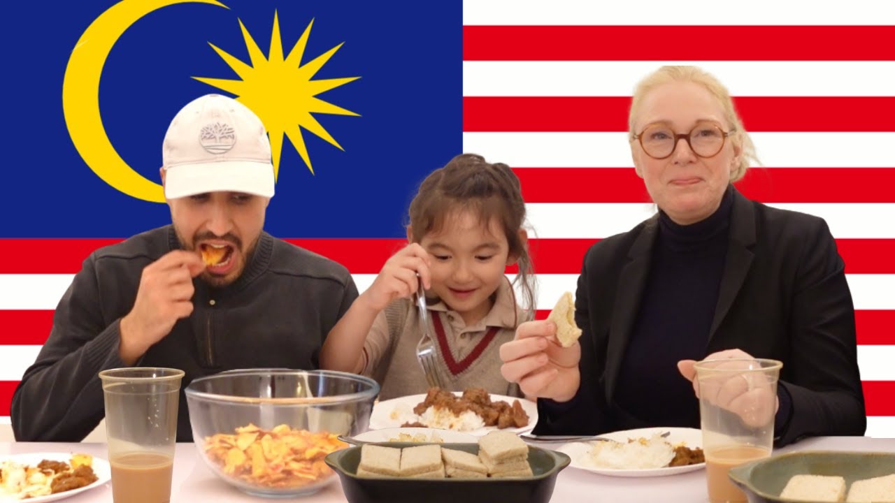 Londoners Try Malaysian Food