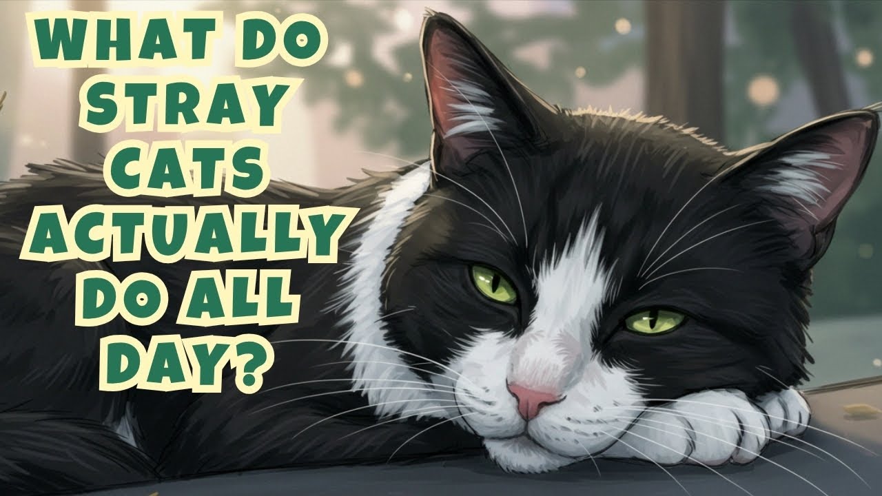 WHAT DO STRAY CATS ACTUALLY DO ALL DAY