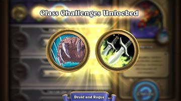 Hearthstone Druid Class Challenge: Curse of Naxxramas Gameplay